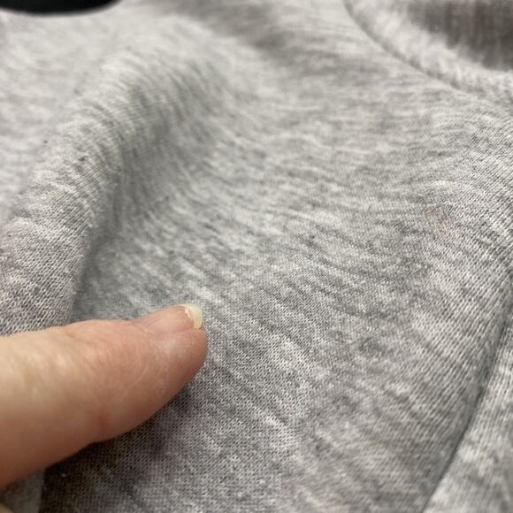 Aeropostale Hoodie Men Large Gray Full Zip 87 Logo Spellout Sweatshirt Retro Y2K - Picture 9 of 16